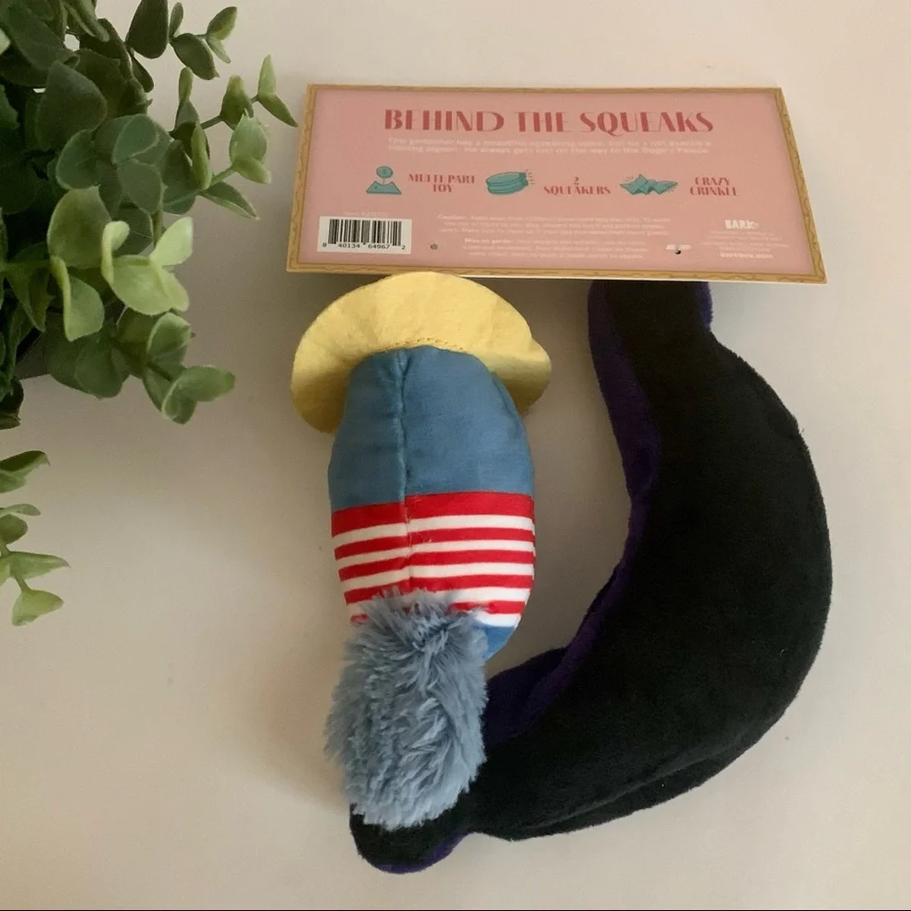 2/$15 Eligible NWT St. Bark’s Pigeon Bark Dog Toy